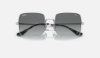 Ray-Ban Evolution RB1971 Square 9149AD Gümüş Güneş Gözlüğü Fotoğrafı