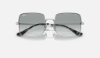 Ray-Ban Evolution RB1971 Square 9149AD Gümüş Güneş Gözlüğü Fotoğrafı