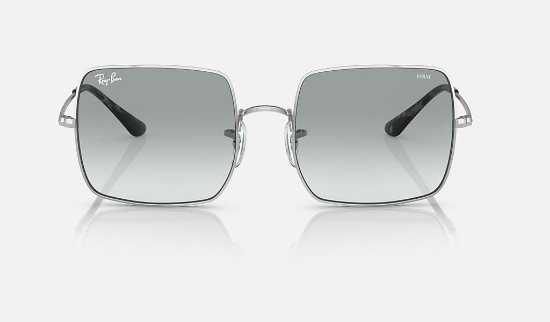 Ray-Ban Evolution RB1971 Square 9149AD Gümüş Güneş Gözlüğü Fotoğrafı