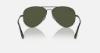 Ray-Ban Plus RB8089 Aviator Titanium 926731 Siyah Güneş Gözlüğü Fotoğrafı