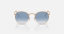 Ray-Ban Legacy RB3447 Round Metal 92023F Rose Altin Güneş Gözlüğü Fotoğrafı