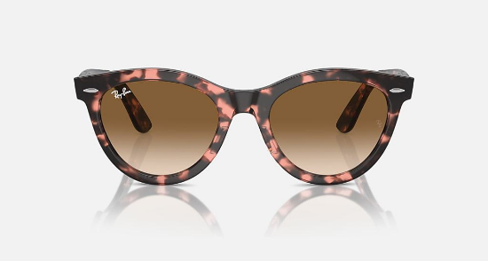Ray-Ban Evolution RB2241 Wayfarer Way 133451 Pembe Havana Güneş Gözlüğü Fotoğrafı