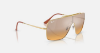 Ray-Ban Ferrari RB3697M  F105Y1 Arista Altin Güneş Gözlüğü Fotoğrafı