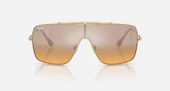 Ray-Ban Ferrari RB3697M  F105Y1 Arista Altin Güneş Gözlüğü Fotoğrafı