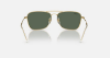 Ray-Ban Evolution RBR0102S Caravan Reverse 001/VR Arista Altin Güneş Gözlüğü Fotoğrafı