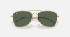 Ray-Ban Evolution RBR0102S Caravan Reverse 001/VR Arista Altin Güneş Gözlüğü Fotoğrafı