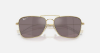 Ray-Ban Evolution RBR0102S Caravan Reverse 001/LB Arista Altin Güneş Gözlüğü Fotoğrafı