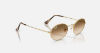 Ray-Ban Evolution RB3547 Oval 001/51 Arista Altin Güneş Gözlüğü Fotoğrafı