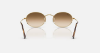 Ray-Ban Evolution RB3547 Oval 001/51 Arista Altin Güneş Gözlüğü Fotoğrafı