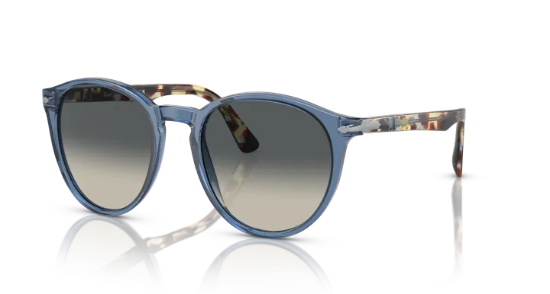 Persol Galleria PO3152S  120271 Şeffaf Koyu Mavi Güneş Gözlüğü Fotoğrafı