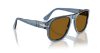 Persol Icona Officina PO3310S Jean 121833 Şeffaf Koyu Mavi Güneş Gözlüğü Fotoğrafı