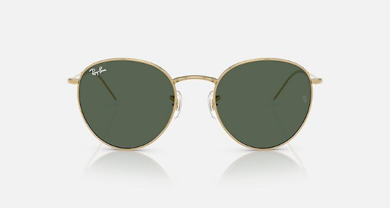 Ray-Ban Evolution RBR0103S Round Reverse 001/VR Arista Altin Güneş Gözlüğü Fotoğrafı