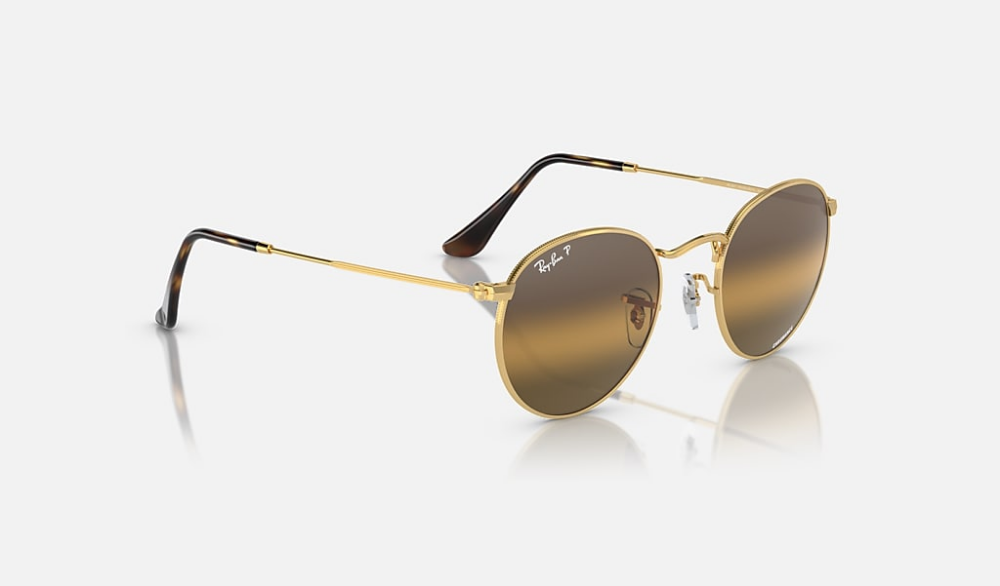 Ray-Ban RB3447 Round Metal 001/G5 Altin Rengi Güneş Gözlüğü