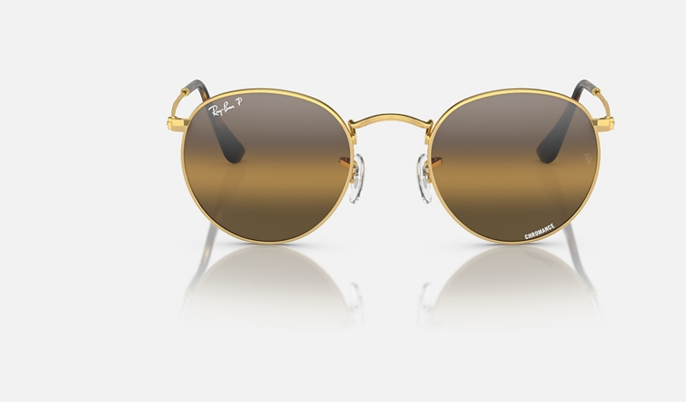 Ray-Ban RB3447 Round Metal 001/G5 Altin Rengi Güneş Gözlüğü